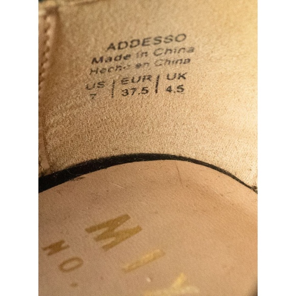 Mix No. 6 Multicolor geometric pattern pointed toe flats - Picture 6 of 7